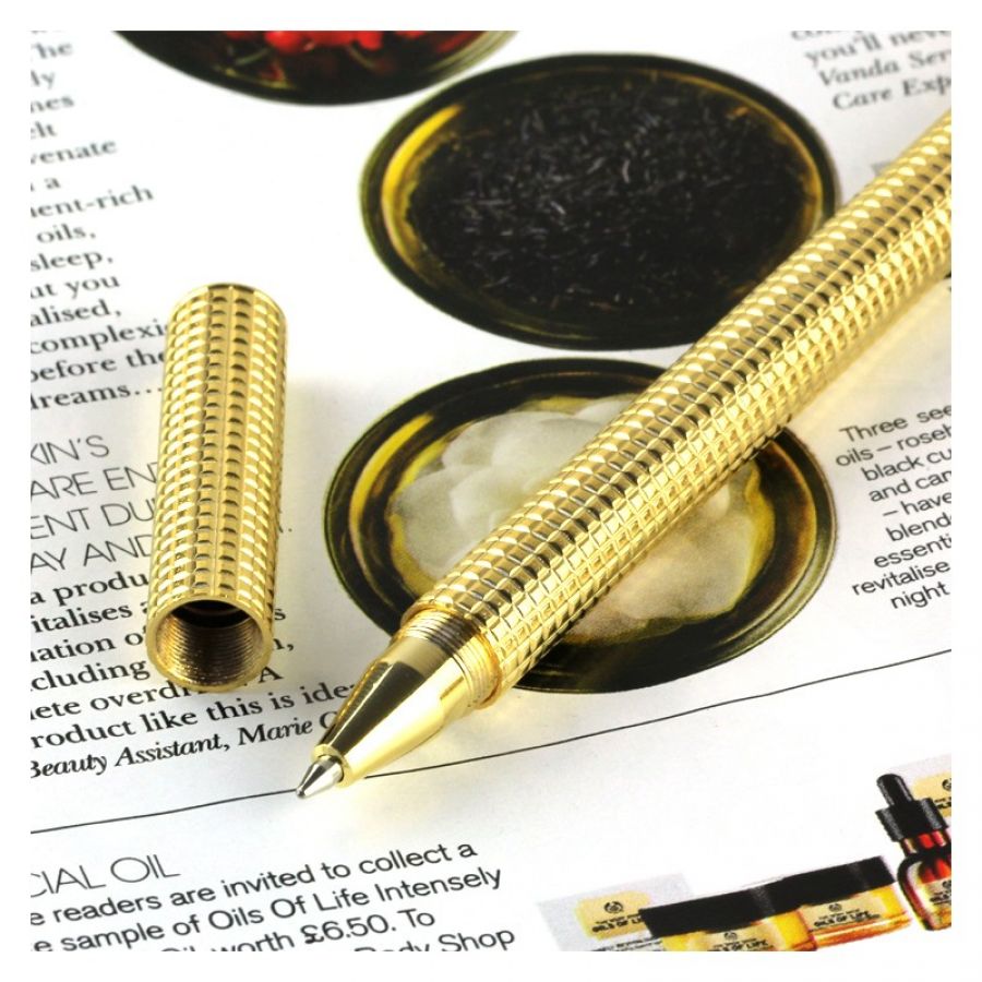 Sonbest 0.7mm Metal Luxury Gold Sivler Ballpoint Pens for Writing School  Office Business Supplies Gold