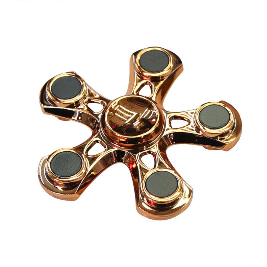 five sided fidget spinner hand toy