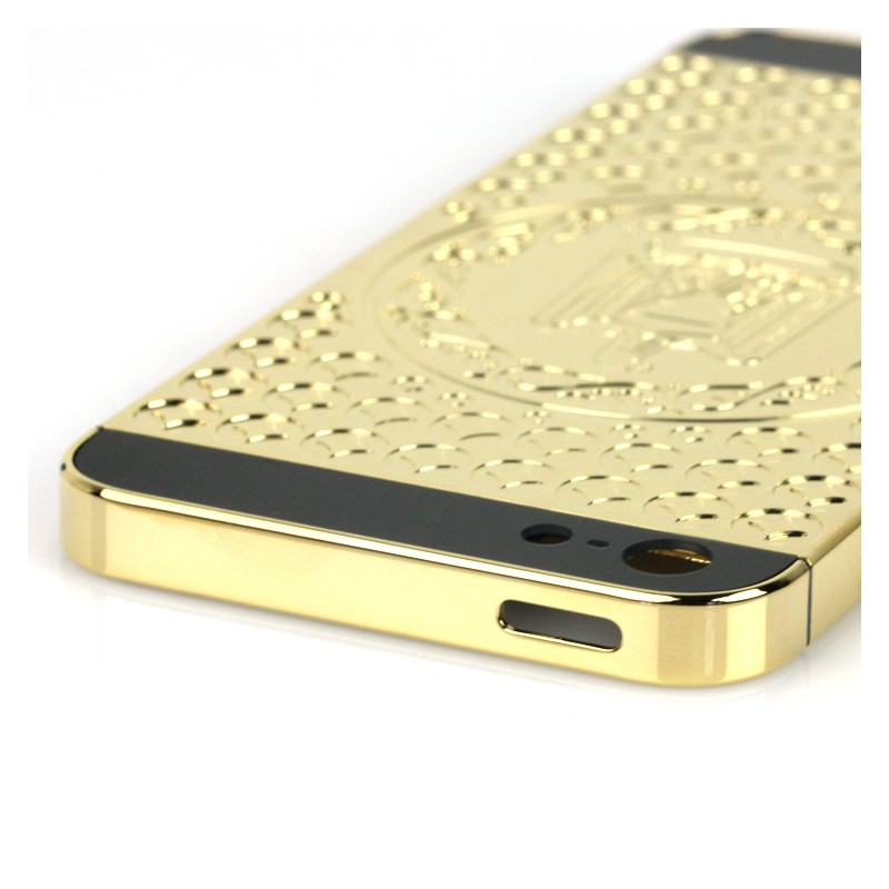 24kt Gold Iphone 5s Back Cover With Unique Design