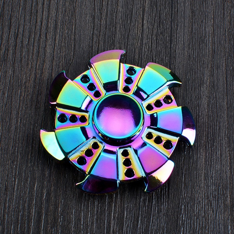 Colorful Fidget Spinner Toys Focus Adhd Autism 